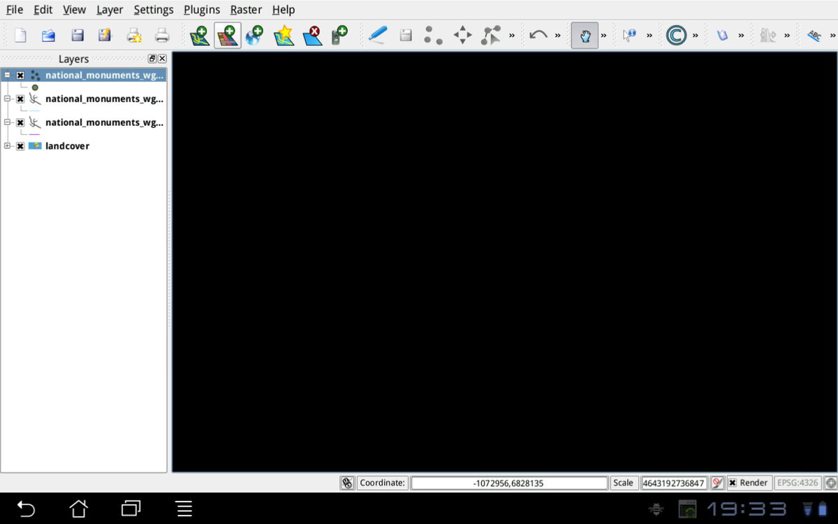 Map canvas still had some glitches