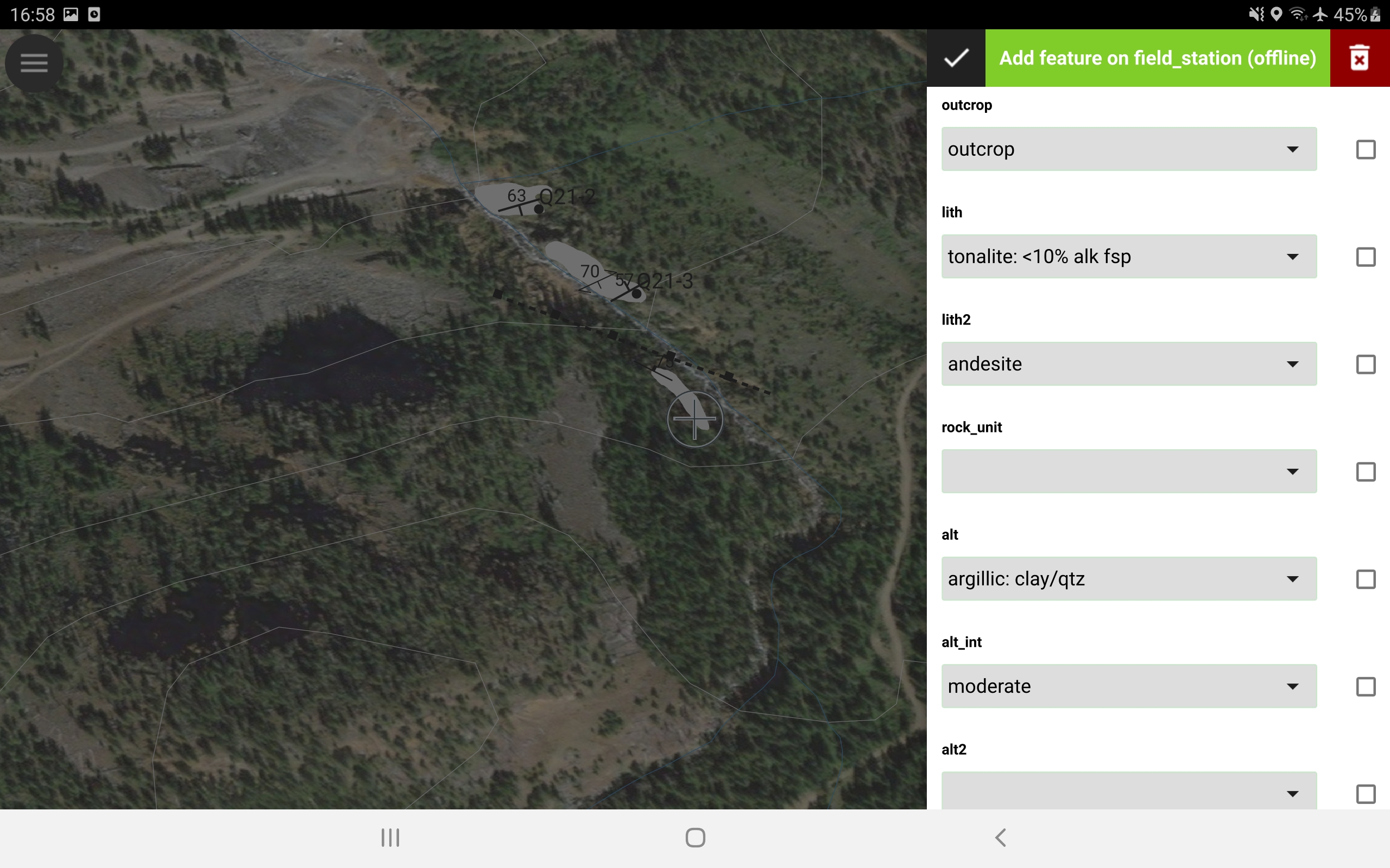 Geologic field