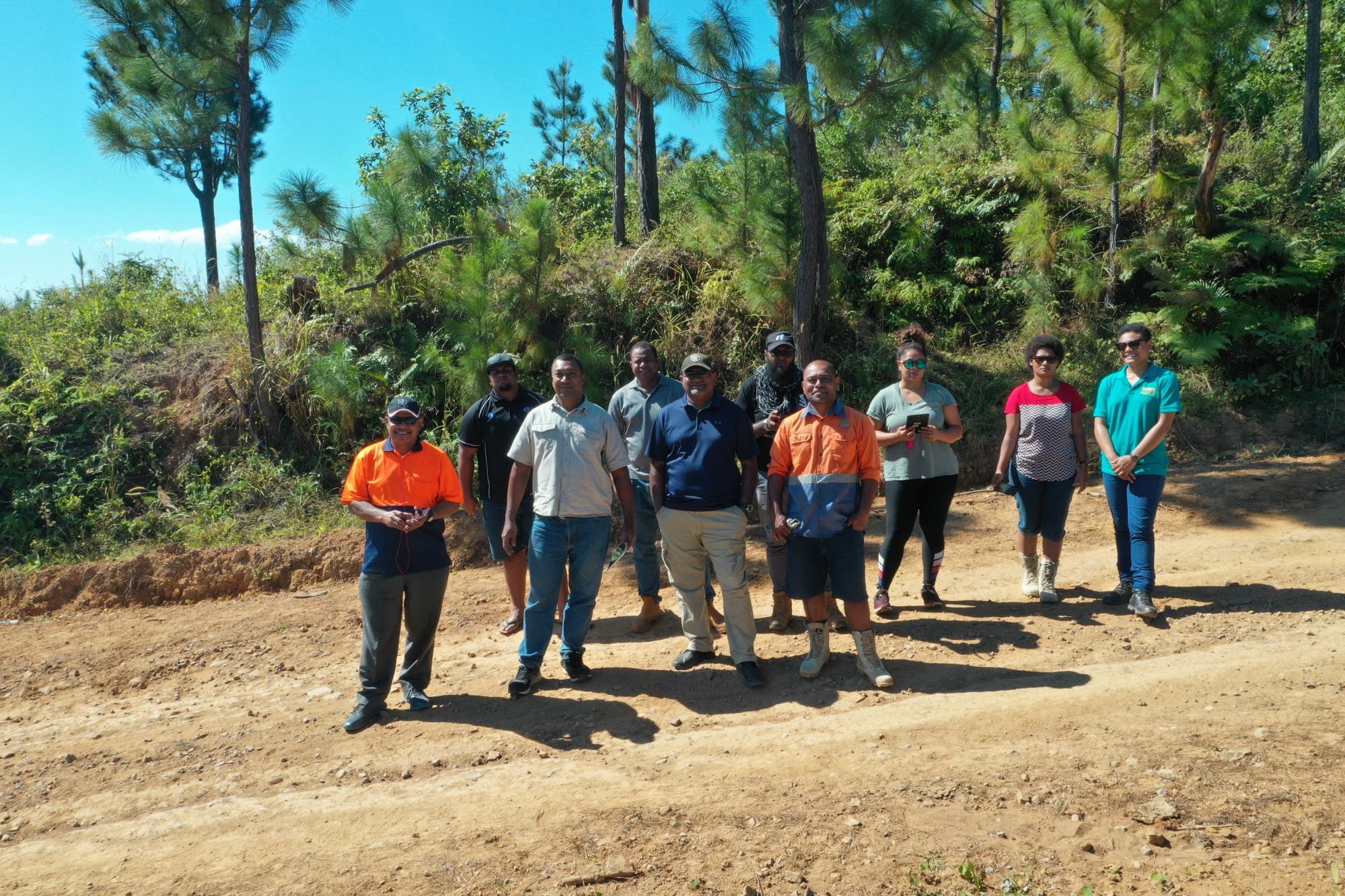 The Fiji Forestry/USP field team